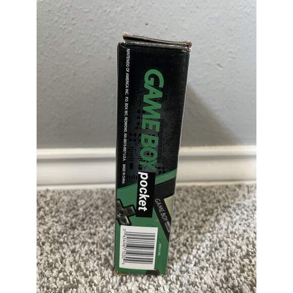 Nintendo GameBoy Pocket Green With Box No Manual Great Condition Tested MGB-001 - Picture 2 of 16